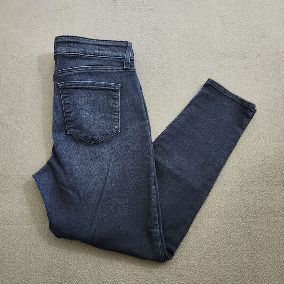 NYDJ Women 8 Dark Wash Mid Rise Ami Skinny Ankle Jeans Lift Tuck Technology - Picture 2 of 12